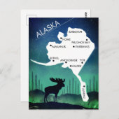 Carte Postale La frontière finale de l'Alaska (Devant / Derrière)