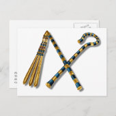 Carte Postale La fuite et le Crook de Tutankhamun (Devant / Derrière)