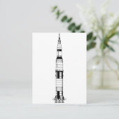 Carte Postale La fusée Saturn V (Debout devant)
