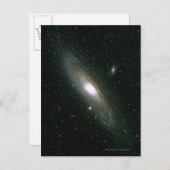 Carte Postale La galaxie Andromeda (Devant / Derrière)