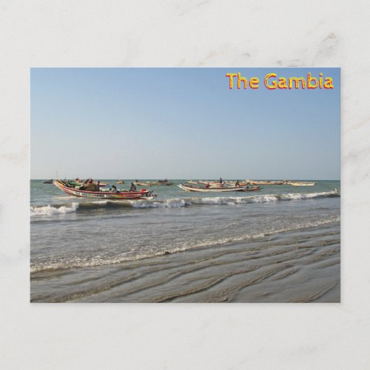 Carte Postale La Gambie (Devant)