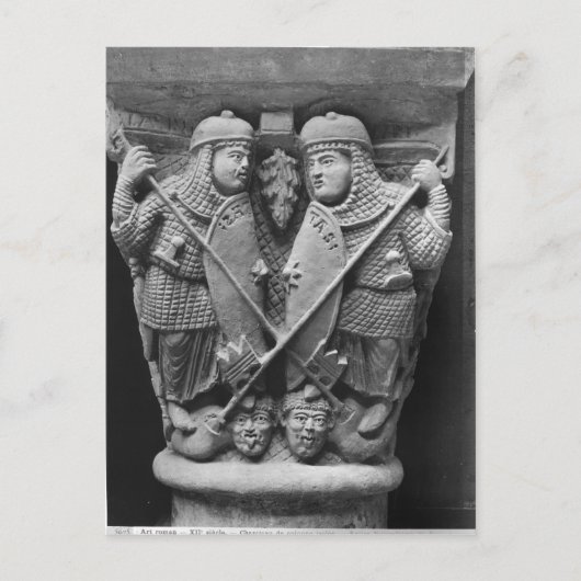 Carte Postale La générosité et la charité piercent deux Vices (Devant)