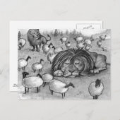 Carte Postale La gentillesse a force (Devant / Derrière)