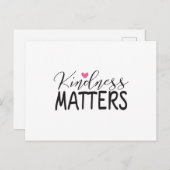 Carte Postale La gentillesse compte (Devant / Derrière)