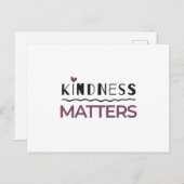 Carte Postale La gentillesse compte (Devant / Derrière)
