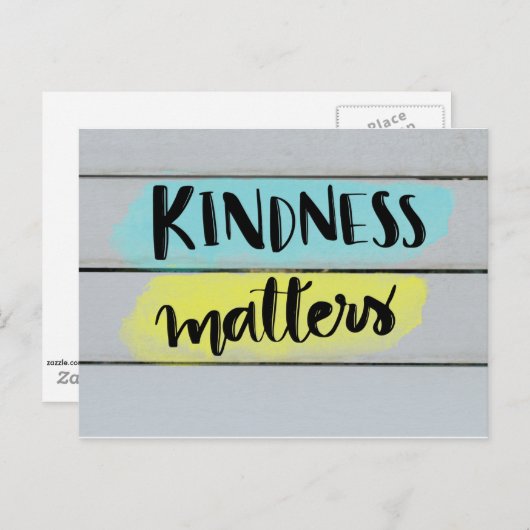 Carte Postale La gentillesse compte (Devant / Derrière)