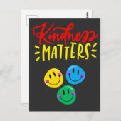 Carte Postale la gentillesse compte (Devant / Derrière)