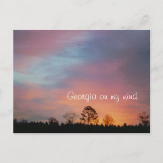 Carte Postale La Géorgie dans mon esprit