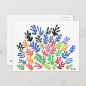 Carte Postale La Gerbe par Matisse (Devant / Derrière)