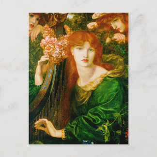 Carte Postale La Ghirlandata par Dante Gabriel Rossetti