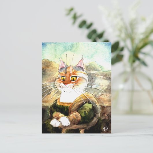 Carte Postale La Giagatto (Mona Heather) (Debout devant)