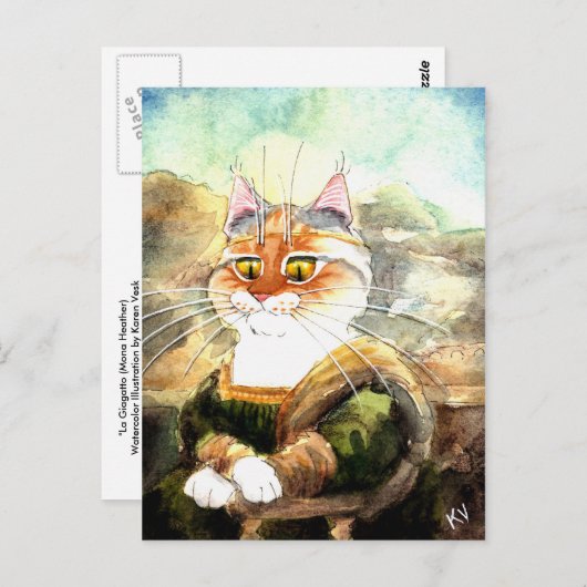 Carte Postale La Giagatto (Mona Heather) (Devant / Derrière)