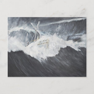 Carte Postale La gigantesque vague