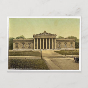 Carte Postale La Glypothek (Galerie d'Art), Munich, Bavière, Ger