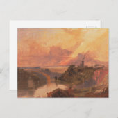 Carte Postale La gorge d'Avon au coucher du soleil Francis Danby (Devant / Derrière)