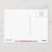 Carte Postale La Graine De L'Espace ! (Dos)