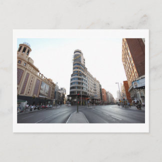 Carte Postale la gran via de madrid