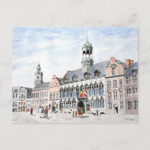 Carte Postale La Grand-Place, Mons, Belgique