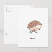 Carte Postale La grande aventure de Hérisson (Devant / Derrière)