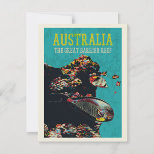 Carte Postale La grande barrière de corail, Australie