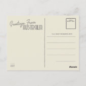 Carte Postale La grande barrière de corail, poisson clown, Austr (Dos)