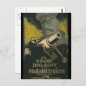 Carte Postale La Grande Bataille en France (Devant / Derrière)