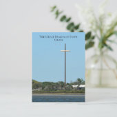 Carte Postale La Grande Croix Balise de la Foi St Augustine FL (Debout devant)