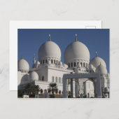 Carte Postale La grande mosquée Sheikh Zayed à Abu Dhabi (Devant / Derrière)