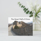 Carte Postale La Grande Muraille de Chine (Debout devant)