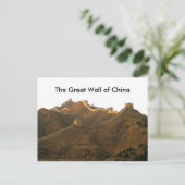 Carte Postale La Grande Muraille de Chine (Debout devant)