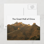 Carte Postale La Grande Muraille de Chine (Devant / Derrière)