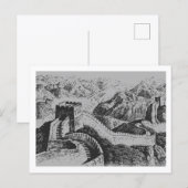 Carte Postale La Grande Muraille de Chine (Devant / Derrière)