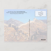 Carte Postale La Grande Muraille de Chine (Dos)