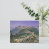 Carte Postale La Grande Muraille de Chine, 1886 (w/c) (Debout devant)