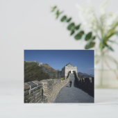 Carte Postale La Grande Muraille, Pékin, Chine (Debout devant)