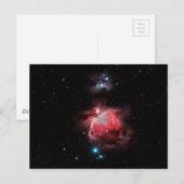 Carte Postale La grande nébuleuse d'Orion (Devant / Derrière)