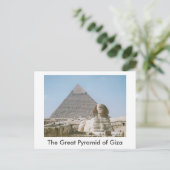 Carte Postale La Grande Pyramide de Gizeh (Debout devant)