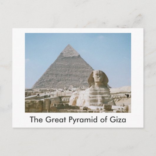 Carte Postale La Grande Pyramide de Gizeh (Devant)