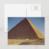 Carte Postale La Grande Pyramide du Vieux Royaume du Khufu (Devant / Derrière)