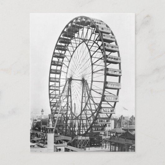 Carte Postale La grande roue de la Columbie mondiale (Devant)