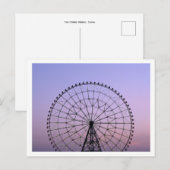 Carte Postale La grande roue : Tokyo (Devant / Derrière)
