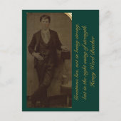 Carte Postale La grandeur ment, pas en étant forte... (Devant)