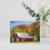 Carte Postale La grange d'automne (Debout devant)