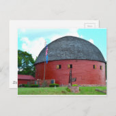 Carte Postale La grange ronde d'Arcadia (Devant / Derrière)