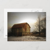 Carte Postale La grange tranquille (Devant / Derrière)