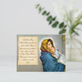 Carte Postale La grêle Marie (Debout devant)