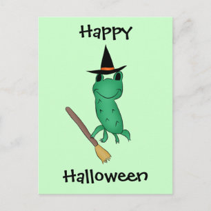 Carte Postale La grenouille d'Halloween de Cassie