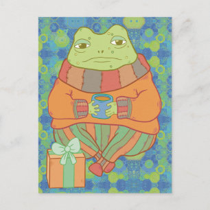 Carte Postale La Grenouille Douillette