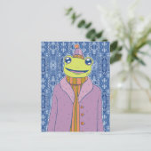 Carte Postale La grenouille douillette (Debout devant)