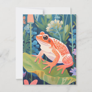 Carte Postale La grenouille du jardin
